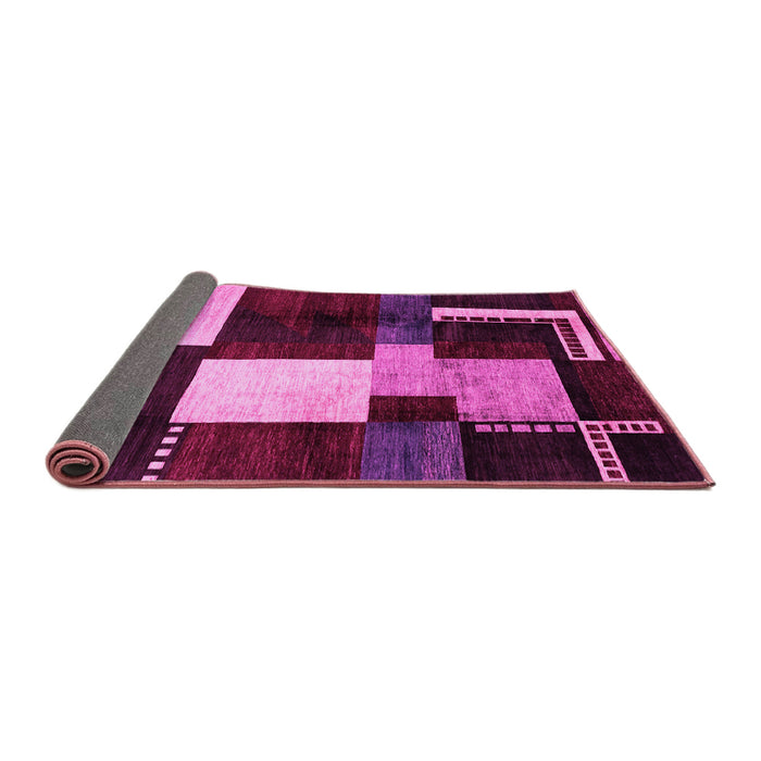 Sideview of Abstract Pink Modern Rug, abs3229pnk