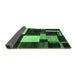 Sideview of Abstract Emerald Green Modern Rug, abs3229emgrn