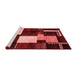 Modern Red Washable Rugs