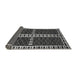 Sideview of Abstract Gray Modern Rug, abs322gry