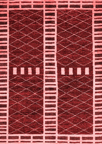 Abstract Red Modern Rug, abs322red