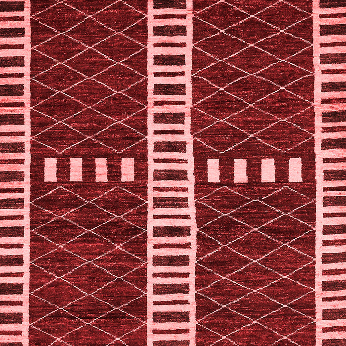 Abstract Red Modern Area Rugs