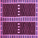 Square Machine Washable Abstract Purple Modern Area Rugs, wshabs322pur