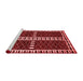 Modern Red Washable Rugs