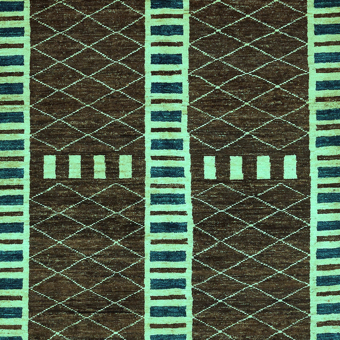 Abstract Turquoise Modern Rug, abs322turq