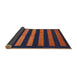 Sideview of Abstract Chestnut Brown Modern Rug, abs323