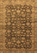 Machine Washable Oriental Brown Traditional Rug, wshabs3230brn