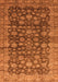 Oriental Orange Traditional Rug, abs3230org