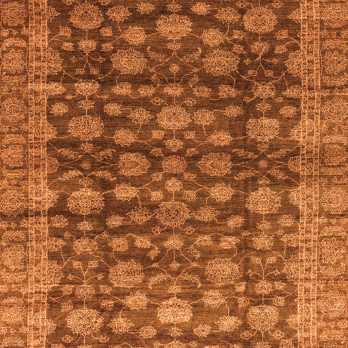 Oriental Orange Traditional Rug, abs3230org