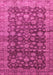 Machine Washable Oriental Pink Traditional Rug, wshabs3230pnk