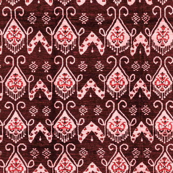 Machine Washable Abstract Red Modern Rug, wshabs3231red