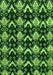 Machine Washable Abstract Green Modern Area Rugs, wshabs3231grn