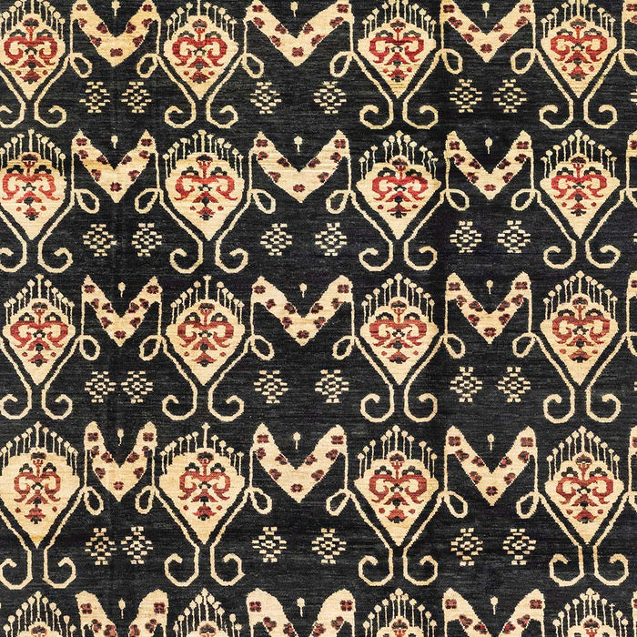 Machine Washable Abstract Brown Rug, wshabs3231