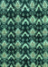 Abstract Turquoise Modern Rug, abs3231turq