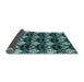 Sideview of Abstract Light Blue Modern Rug, abs3231lblu