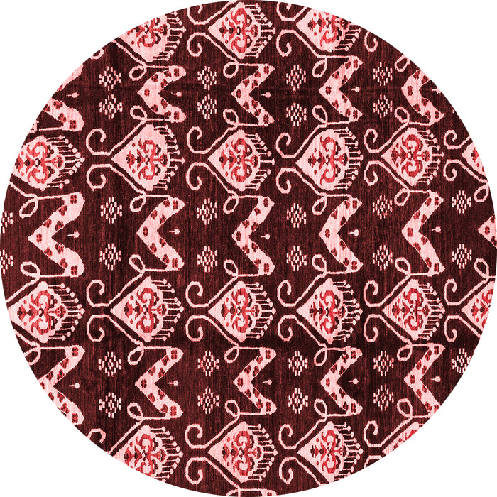 Machine Washable Abstract Red Modern Rug, wshabs3231red