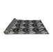 Sideview of Abstract Gray Modern Rug, abs3231gry