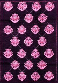 Abstract Pink Modern Rug, abs3232pnk