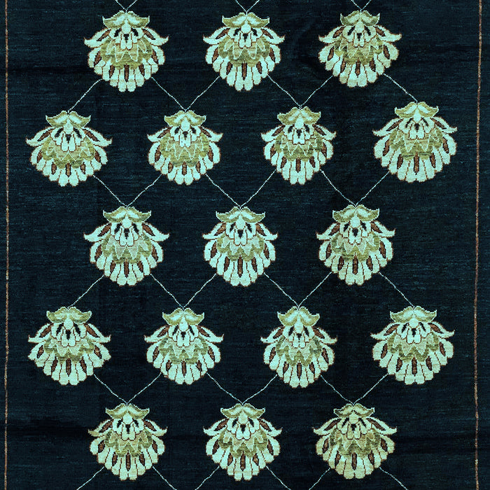 Machine Washable Abstract Light Blue Modern Rug, wshabs3232lblu