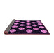 Sideview of Abstract Purple Modern Rug, abs3232pur