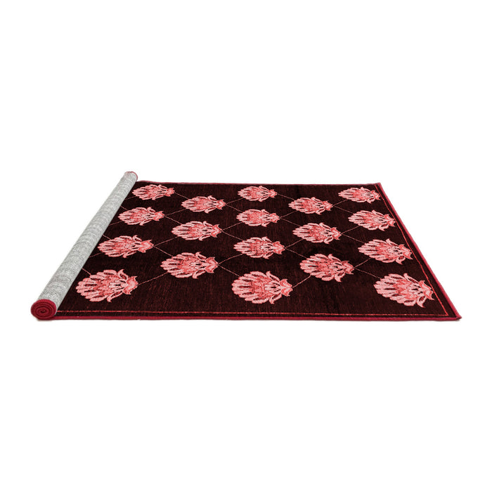 Modern Red Washable Rugs