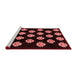 Modern Red Washable Rugs