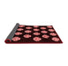 Abstract Red Modern Area Rugs