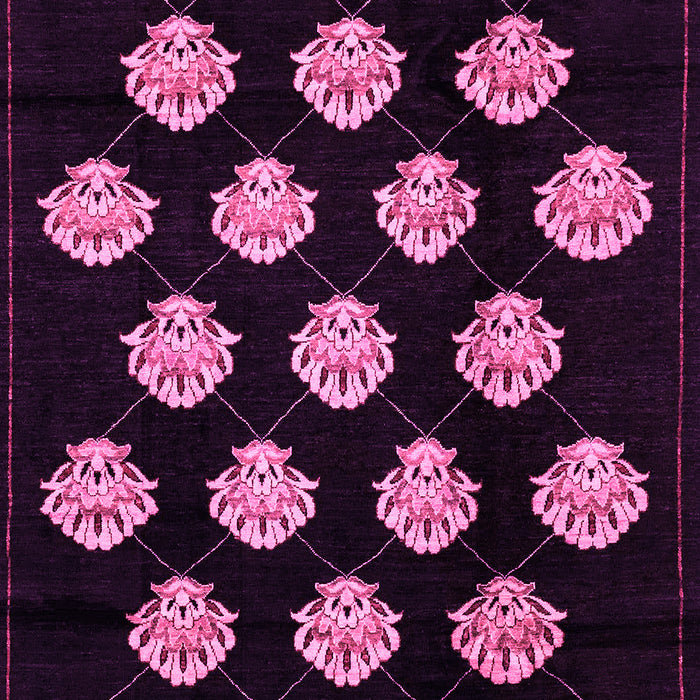 Machine Washable Abstract Pink Modern Rug, wshabs3232pnk