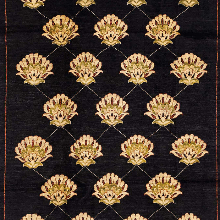 Machine Washable Abstract Sienna Brown Rug, wshabs3232