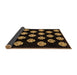 Sideview of Abstract Brown Modern Rug, abs3232brn