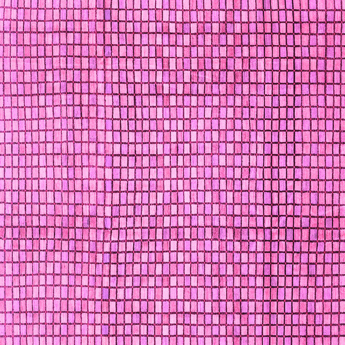 Square Abstract Pink Modern Rug, abs3233pnk