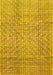 Machine Washable Abstract Yellow Modern Rug, wshabs3233yw