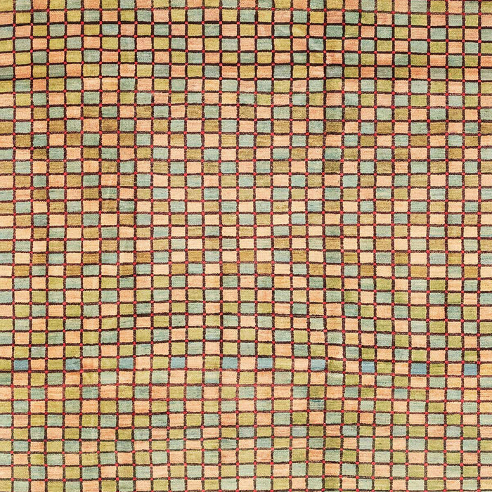 Machine Washable Abstract Red Rug, wshabs3233