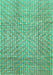 Abstract Turquoise Modern Rug, abs3233turq