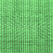 Square Abstract Emerald Green Modern Rug, abs3233emgrn