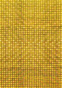 Abstract Yellow Modern Rug, abs3233yw