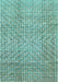 Abstract Light Blue Modern Rug, abs3233lblu