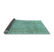 Sideview of Abstract Light Blue Modern Rug, abs3233lblu