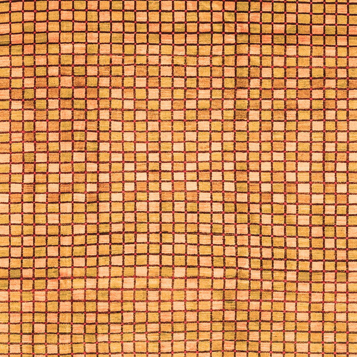 Machine Washable Abstract Orange Modern Area Rugs, wshabs3233org