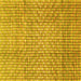 Square Abstract Yellow Modern Rug, abs3233yw