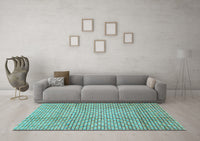 Machine Washable Abstract Light Blue Modern Rug, wshabs3233lblu