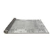 Sideview of Abstract Gray Modern Rug, abs3234gry