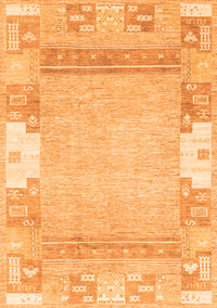 Abstract Orange Modern Rug, abs3234org