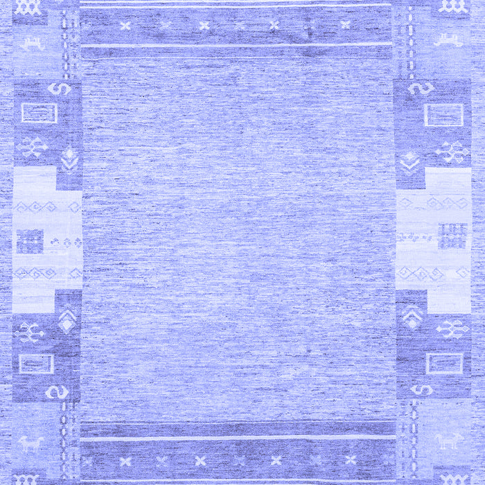 Abstract Blue Modern Rug, abs3234blu