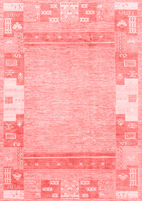 Abstract Red Modern Rug, abs3234red