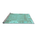 Sideview of Machine Washable Abstract Light Blue Modern Rug, wshabs3234lblu