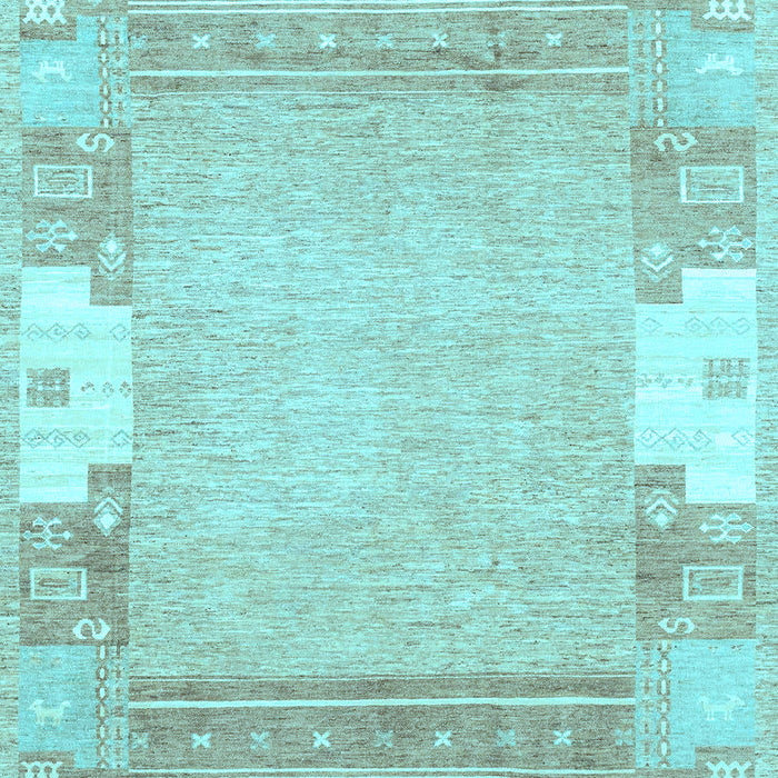 Abstract Light Blue Modern Rug, abs3234lblu