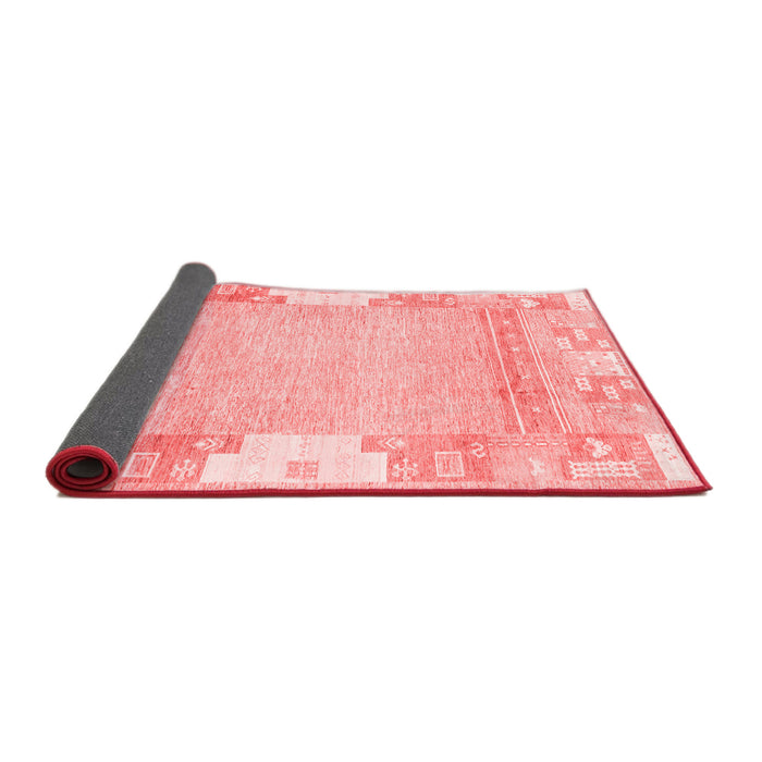 Abstract Red Modern Area Rugs