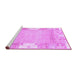 Sideview of Machine Washable Abstract Purple Modern Area Rugs, wshabs3234pur