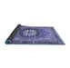 Sideview of Abstract Blue Modern Rug, abs3235blu